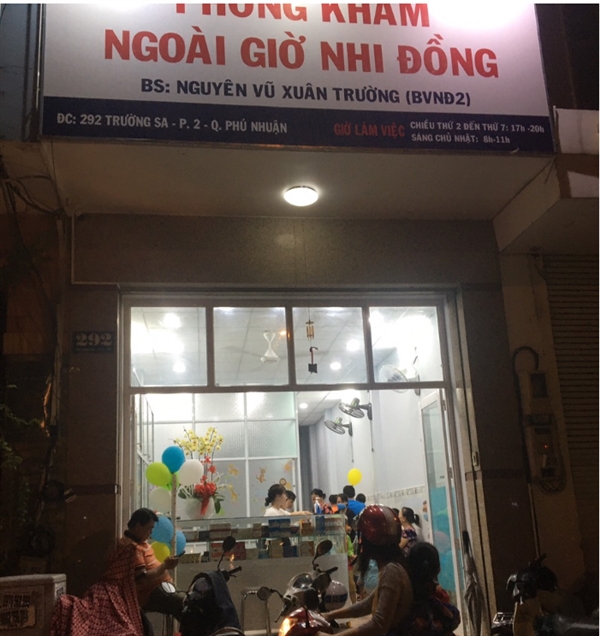 Phòng khám nhi BS Nguyễn Vũ Xuân Trường
